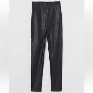 H&M: Faux Leather Leggings